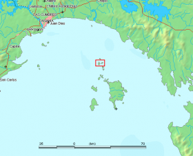 Map of Pearl Islands, highlighting Contadora Island – Best Places In The World To Retire – International Living